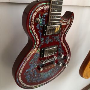 Custom professional guitar playing shell carving technology electric guitar can