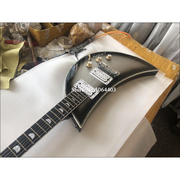 Outlet 6 string electric guitar moon guitar in silver paint rosewood fingerboard kinds color is available free shipping