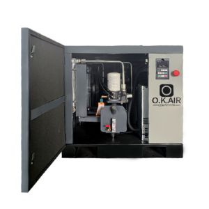 460V - 480V 3 Phase Rotary Screw Air Compressor 20 HP With Built In Dryer And