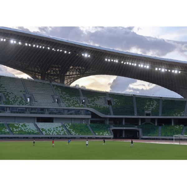 Buy Prefab Steel Structure Stadium Q235 Steel Structural Construction Decoiling at wholesale prices