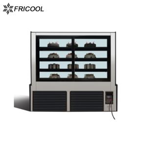 Stainless Steel 304 Refrigerated Deli Case Bakery Display 400L