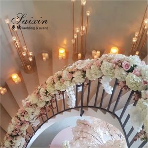 Large Lotus Flower Crystal Candle Holder Stand Tealight 150cm