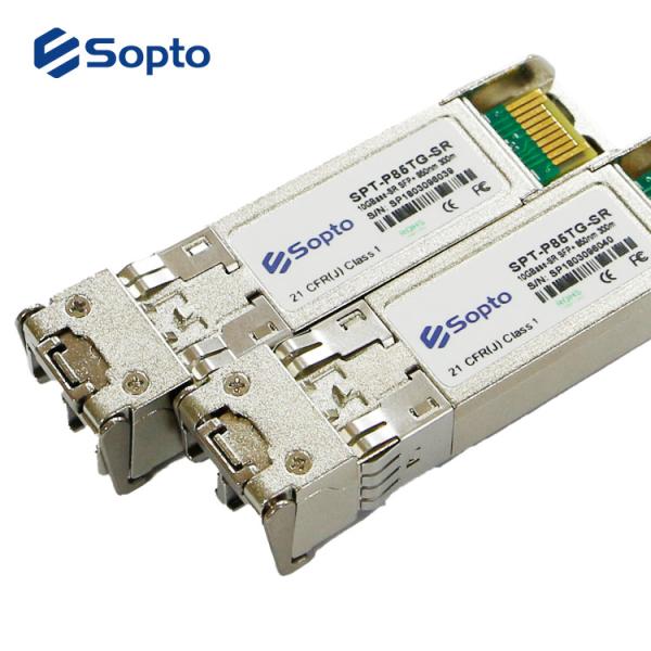 Buy 10GBASE-SR Sfp+ LC Connector 850nm Fiber Optic Module at wholesale prices