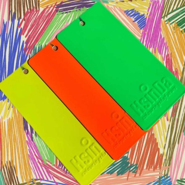 Buy RAL1026 Epoxy Polyester Powder Coating Fluorescent Neon Yellow at wholesale prices