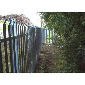 8ft Tall Steel Palisade Fencing