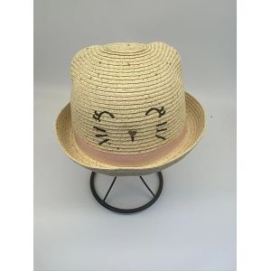 Quality Checkered Sun Hats with Black Ribbon for Women for sale