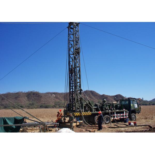 Buy Truck Mounted Depth 300m Hydraulic Water Well Drilling Rig at wholesale prices