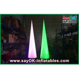 Light Circular Cone Inflatable Lighting Decoration For Advertising