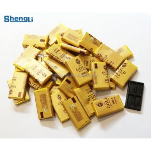 China Gear Candy Chocolate Fold Wrapping Machine With 2960mm*1560mm*2150mm on sale