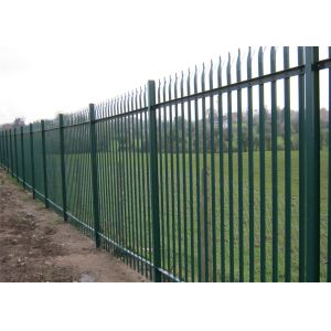 Hot dipped Galvanized Palisade fencing