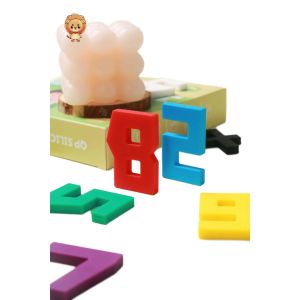 Custom Silicone Baby Toys Building Blocks Cognitive Skills Developmental With