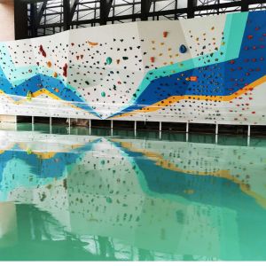 Plywood Board Indoor Climbing Wall For Residential