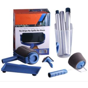 9pcs Paint Roller Brush Kit Wall Painting With Paint Runner Brush
