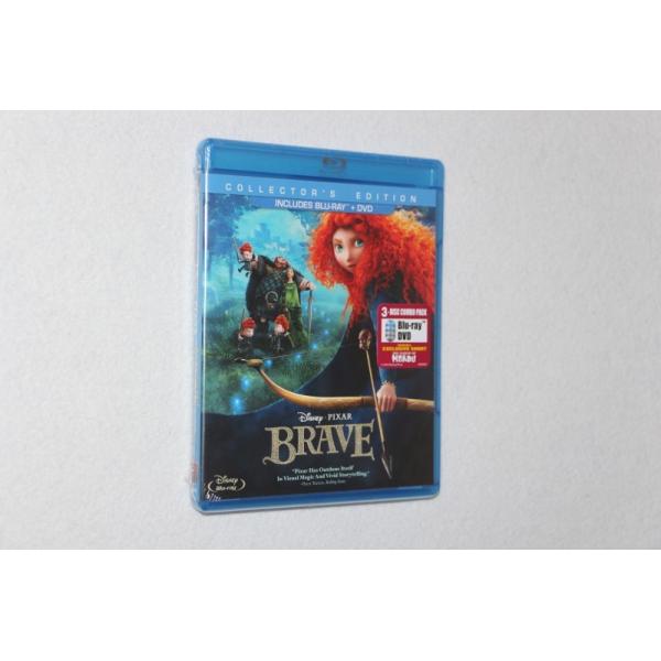 2016 kids Blue ray Brave cartoon disney dvd Movies for children Blu-ray movies