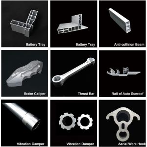 Aluminum Battery End Plate Extrusion Profile Ebike Battery Tray