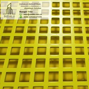 SUDALU Building Cladding Metal Screen Curvel Aluminum Panel For Interior