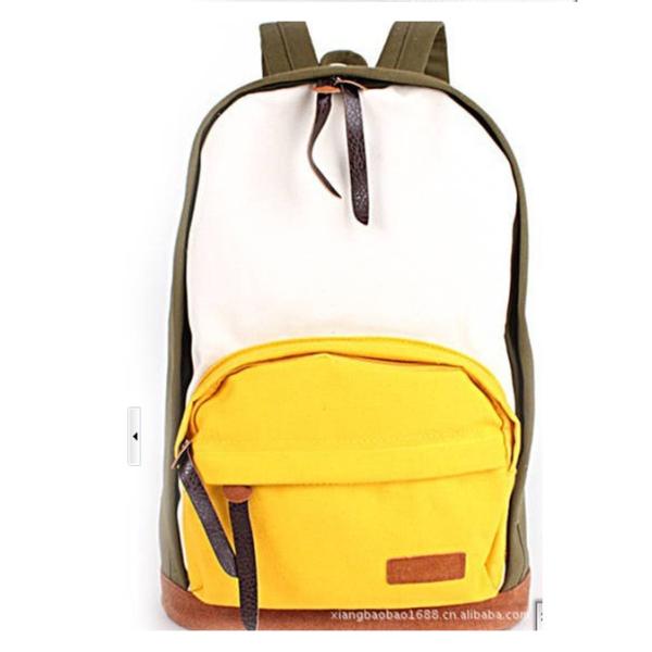 Fashion canvas backpack
