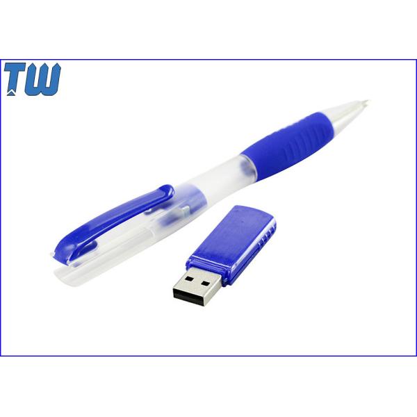 Buy Full Plastic Transparent Ballpoint Pen 64GB USB Pen Drive Separate at wholesale prices