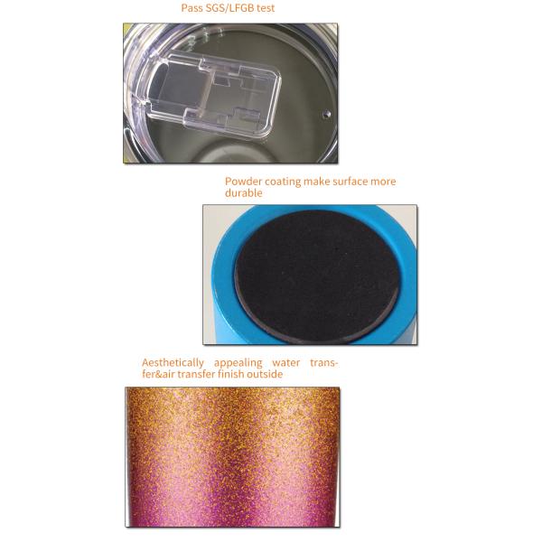 20oz double wall stainless steel coffee tumbler skinny tumbler