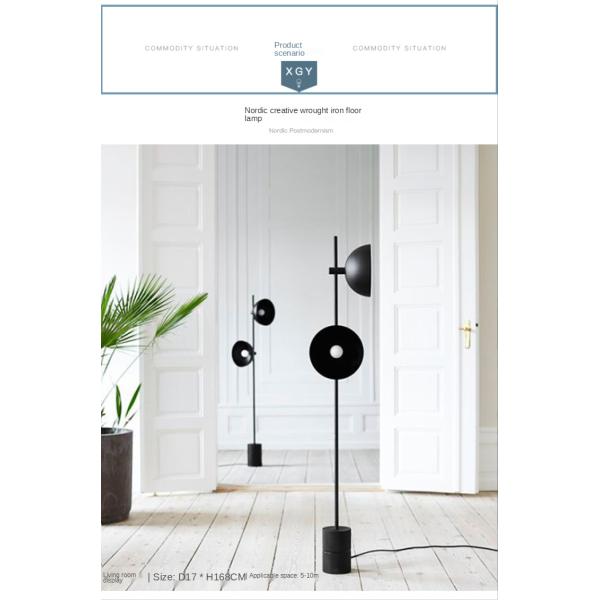 Postmodern Creative Living Room Floor Lamp Art Hotel Lobby Superluna Floor Lamp(WH-MFL-162)