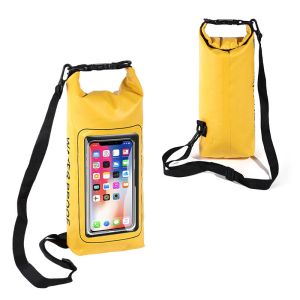 WATERPROOF BAG NEW 2L WATERPROOF BAG PVC SWIMMING WATERPROOF BAG 2-IN-1 MOBILE