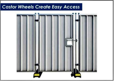 Steel Hoarding Pedestrian Gate