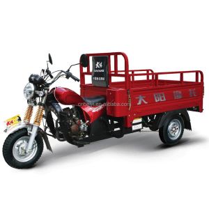 Red Tricycle 200cc Three Wheel Motorcycle Moto Taxi with 1000kgs Loading