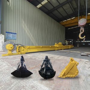 China Hydraulic Control Telescopic Excavator Arm For CAT320 Excavator on sale