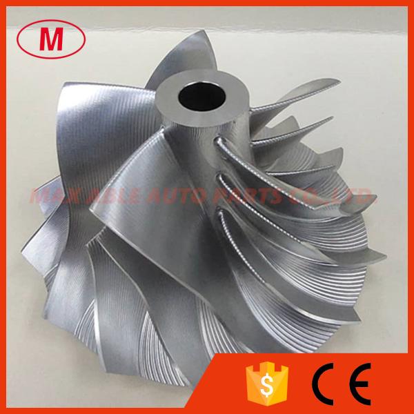 S400 1491-123-2002 5+5+5 blades 67.66/91.34mm high performance point milling Turbo aluminum 2618/billet compressor wheel