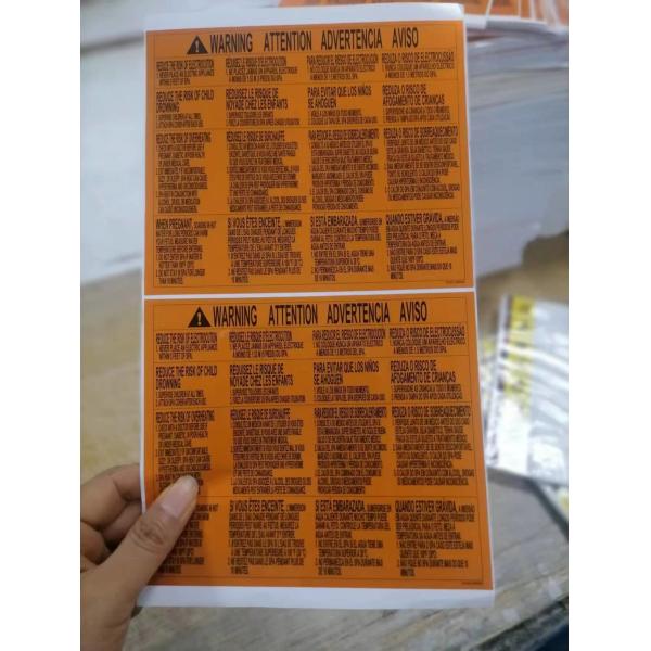 Buy Custom Waterproof Metallic Stickers For Packaging Labels Silver Polyester  at wholesale prices