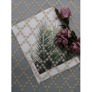 China Tulle Embroidery Metallic Lace Fabric Evening Dress Fabric on sale