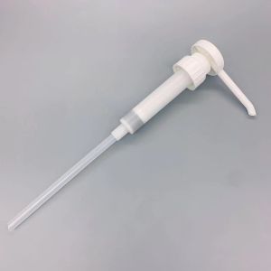 Round Head 20ml Juice Dispenser Plastic Syrup Pump white