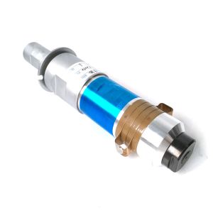 Non Woven Fabric Ultrasonic Welding Transducer 2000W Solid Material Long