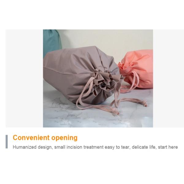 Plastic PE Waterproof Cotton Rope Drawstring Bags W42 x L44cm