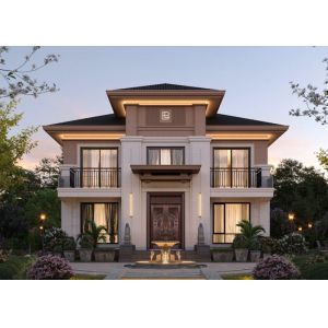 Quality Light Steel Prefabricated Accommodation Modular House Single Family Homes for sale