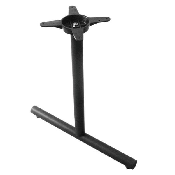 Restaurant Metal Table Legs 2''X20'' Table Base Black / Brown Colour End Base