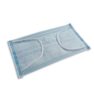 Impermeable 3 Ply Disposable Protective Mask With Latex Free Earloop