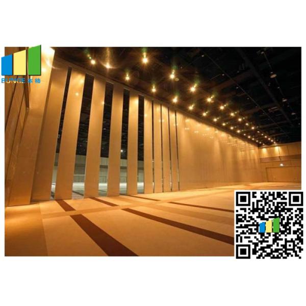 Luxury Large Restaurant Internal Folding Door Melamine Fabric Surface