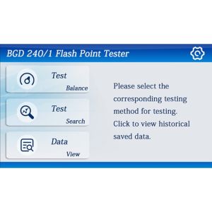 BGD 240 ISO 3680 Automatic Flash Point Tester ASTM D3278 ASTM D3828 Paints Flash