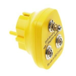 UK EBP 2X10mm Stud 1M Resistor Earth Bonding Point