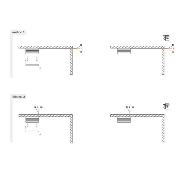 Dimmable LED Mini Cabinet Lights Silver White Black Color Aluminum 5W Waterproof For Room Furniture