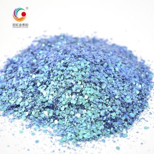 Party Makeup Compatible PET Charming Solvent Resistant Chameleon Glitter Powder