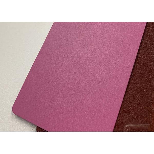 Epoxy Polyester Thermoset Pink Sandy Powder Coating , Texture Powder Coating