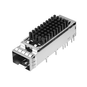 LP11BCS2050 SFP+ 1x1 Cage With Heat Sink Solder Through Hole