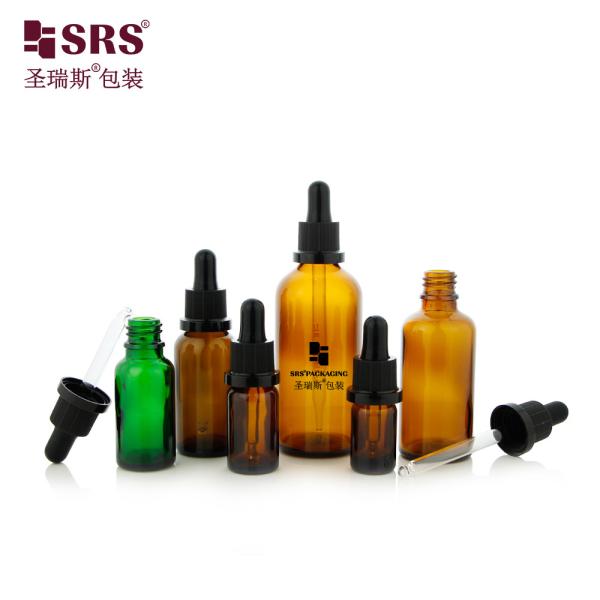D012 Round Shape Empty Essential Oil Dropper Bottle Customization Color Logo Printed No Leakage Container