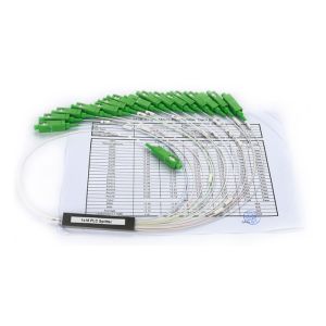 1x16 Fiber Optic Cable Splitter，mini steel tube splitter, G657A1, 1M