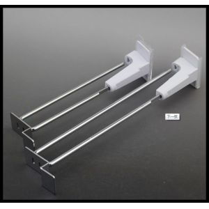 Quality COMER anti-theft devices for supermarket retailer shop Hot Sale Slat Wall Security Hooks for sale