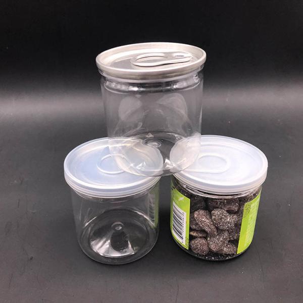 Buy 140ml Clear Cosmetic Body Scrub Container Empty Pet Plastic Jars With Plastic Lids at wholesale prices