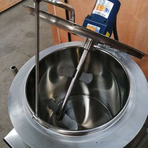 Electric Heating 300L Small Milk Pasteurizer 1.5mm Thickness