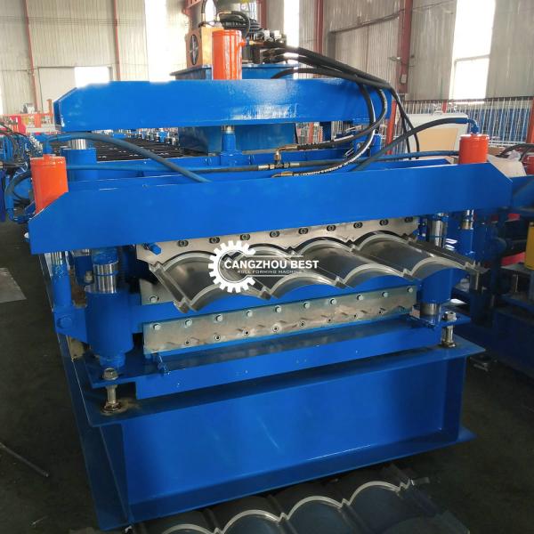 Chain 6m/Min Roman Tile Roll Forming Machine